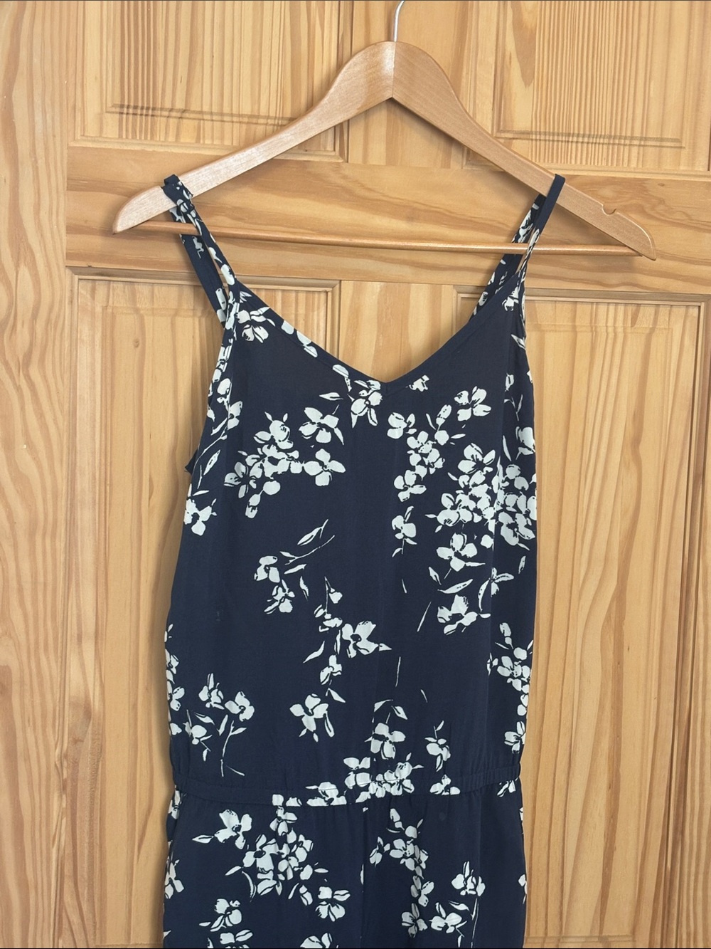 GAP Navy and White Floral Summer Dress